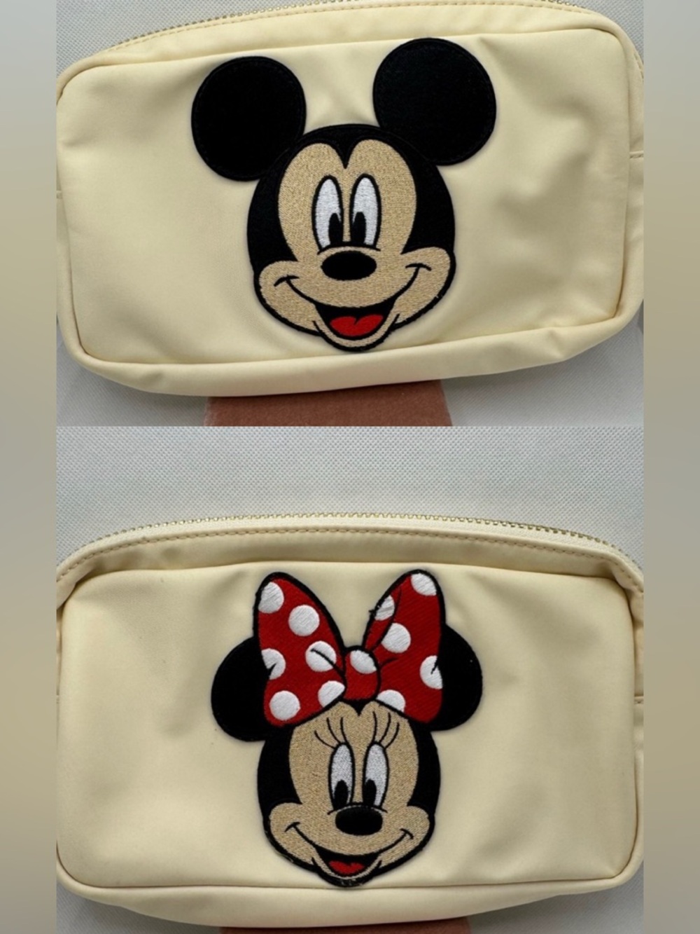 ✨✨ Stoney Clover Buttercream Small Pouch Custom Disney Mickey & Minnie Excellent